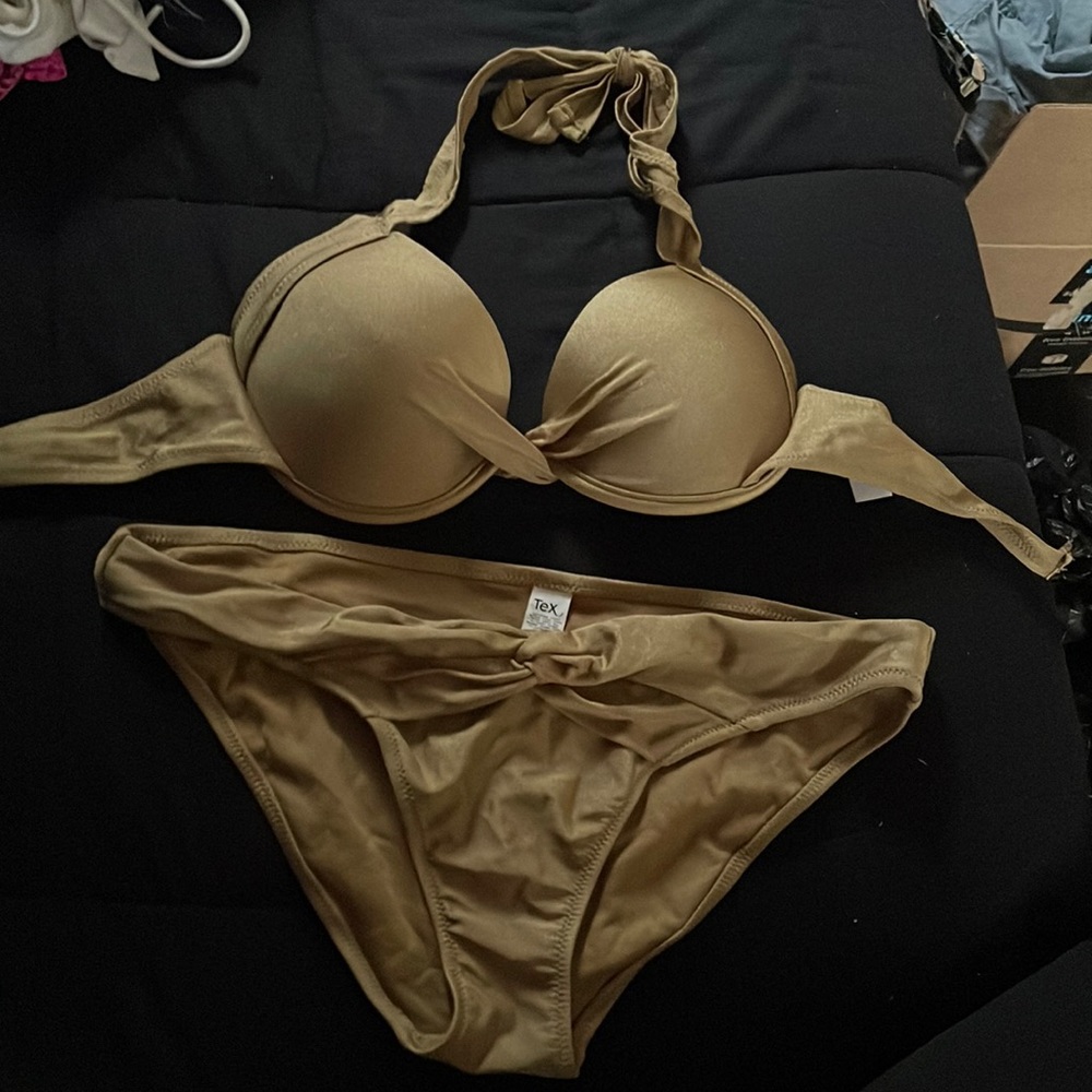 Golden bikini